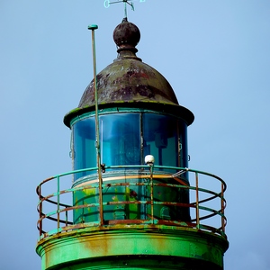 Lampe d'un phare vert - France  - collection de photos clin d'oeil, catégorie clindoeil